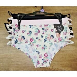 PRIMA VALENTINA 3 Pack Sie Cutout PANTIES - Size XL - No Panty Lines NWT $30